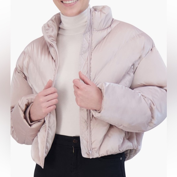 Hudson Jeans Jackets & Blazers - NWT Hudson Jeans Women’s Cropped Chevron Quilted Puffer Jacket Size XL